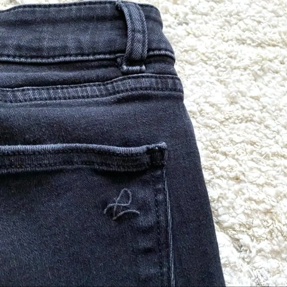 DL1961 Farrow High Rise Raw Frayed Hem Cropped Jeans Size 26